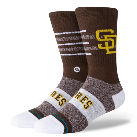 San Diego Padres Closer SD Stance MLB Baseball Crew Socks Large Men's 9-13