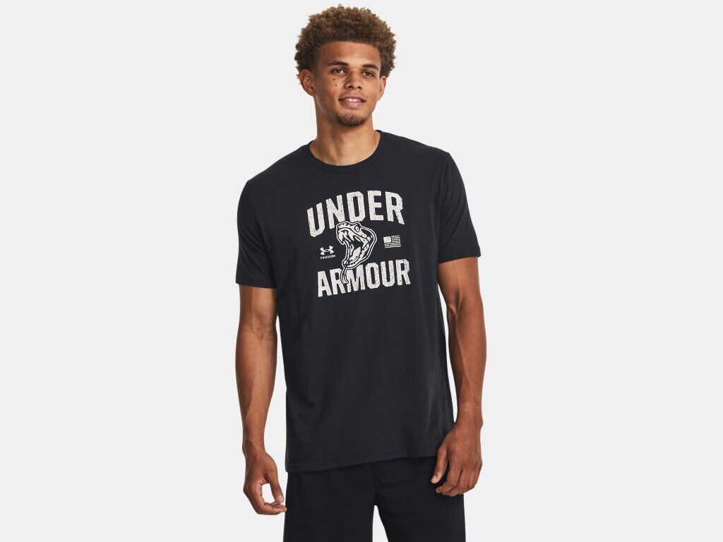 Under Armour Mens UA UA Freedom Amp 1 Short Sleeve Graphic T-Shirt