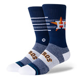 Houston Astros Closer HOU Stance MLB Baseball Crew Socks Large Men's 9-13