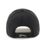 Miami Marlins ’47 Brand Cooperstown Black MVP Strapback Hat