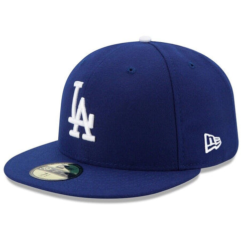 2022 Los Angeles Dodgers LA New Era MLB 59FIFTY Fitted On-Field Cap Hat Blue