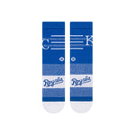 Kansas City Royals Closer KC Stance MLB Baseball Crew Socks Large Men's 9-13