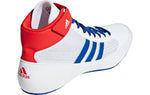 2023 Adidas HVC 2 USA White/Red/Royal Blue Adult Wrestling Shoes Men's Sizes