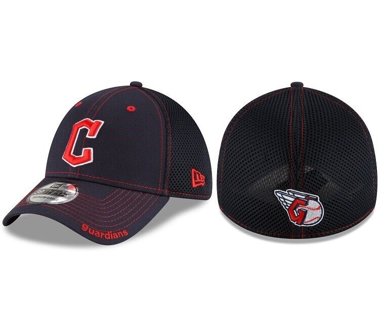 New Era Cleveland Indians Neo 39THIRTY Fitted Hat - Navy