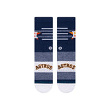 Houston Astros Closer HOU Stance MLB Baseball Crew Socks Large Men's 9-13