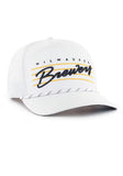 Milwaukee Brewers '47 Brand MLB Rope Hitch Adjustable Snapback Hat White
