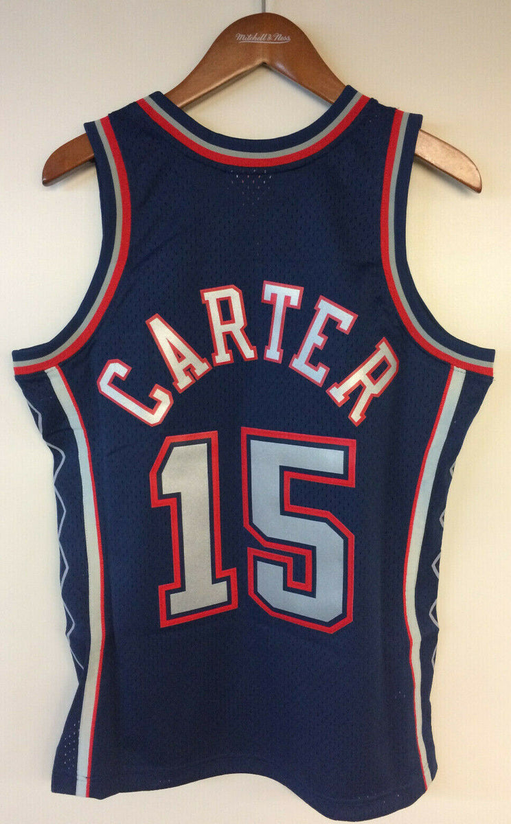 100% Authentic Vince Carter Mitchell Ness 06 07 NJ Nets Jersey Size 52 2XL  Mens