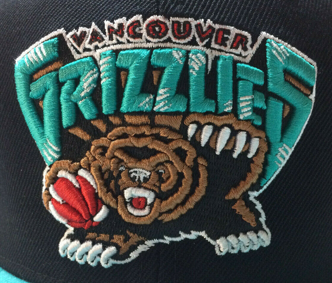 Shop Mitchell & Ness Vancouver Grizzlies The Grid Snapback Hat  6HSSLD21007-VGRTEAL green