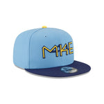 2023 Milwaukee Brewers City Connect New Era 9FIFTY MLB Snapback Hat Cap Light