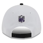 2023 Baltimore Ravens New Era 9FORTY NFL Sideline Adjustable Snapback Hat Cap