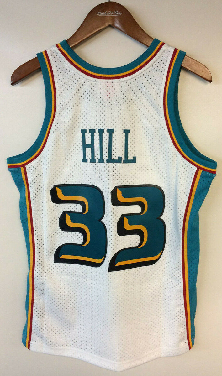 Buy NBA DETROIT PISTONS 1998 OFF WHITE SWINGMAN JERSEY GRANT HILL