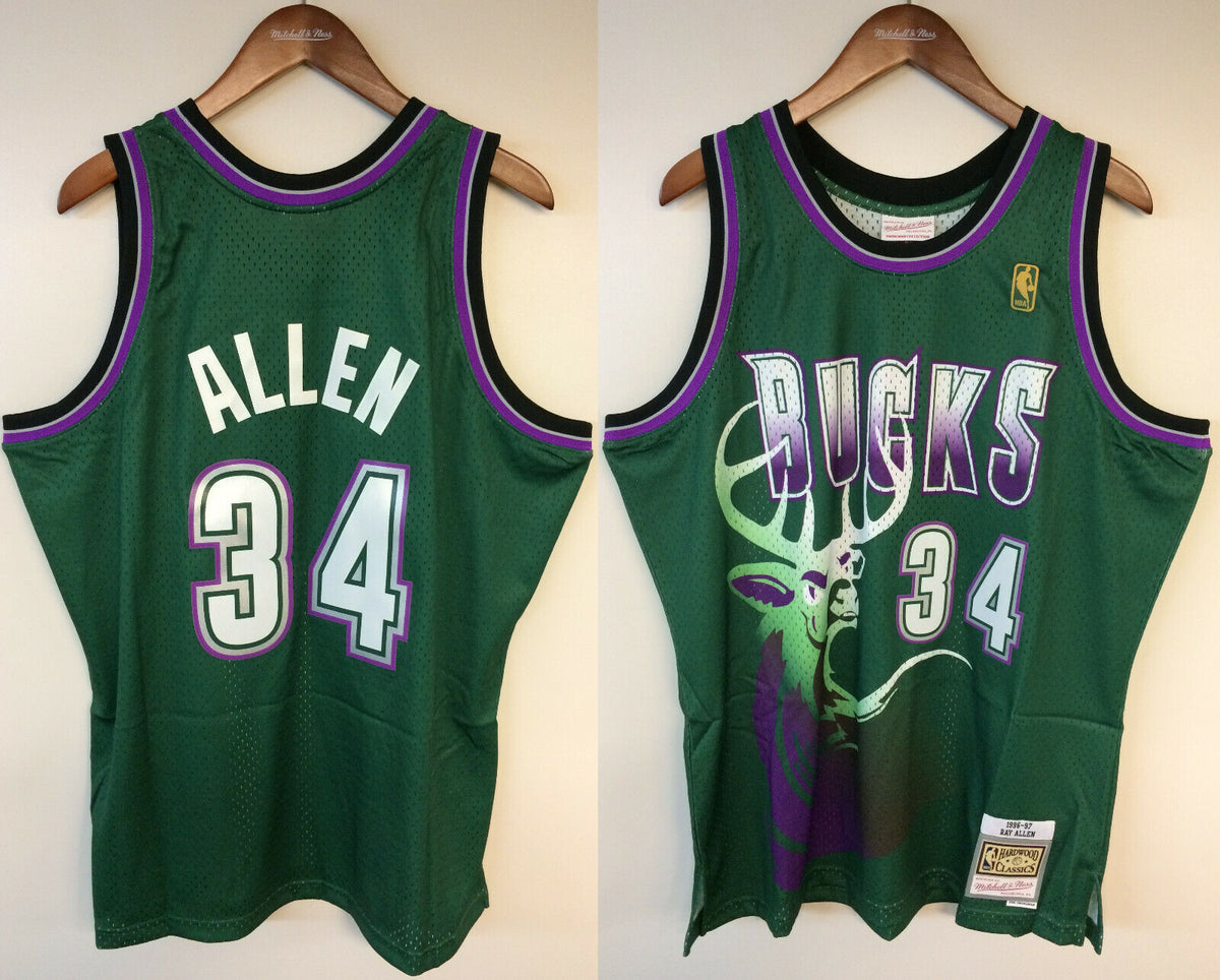 Mitchell & Ness Milwaukee Bucks Ray Allen 2000-2001 AUTHENTIC