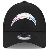 2023 Los Angeles Chargers New Era NFL Crucial Catch 9FORTY Black Adjustable Hat
