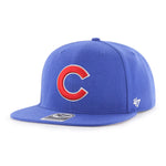 2024 Chicago Cubs 47 Royal Sure Shot Captain MLB Adjustable Snapback Hat Cap