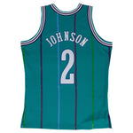 Larry Johnson Charlotte Hornets Mitchell & Ness NBA Authentic Jersey 1992-1993
