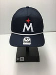 2024 MINNESOTA TWINS Navy W/ WHITE ROPE 47 HITCH ADJUSTABLE SNAPBACK