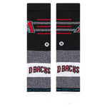 Arizona Diamondbacks Closer AZ Stance MLB Baseball Crew Socks Large Men's 9-13