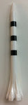 2 3/4" Champ Plastic Fly Tees Black Striped White My-Hite Golf Tees 2.75 Length