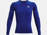 Under Armour Men's UA Compression Long Sleeve HeatGear T-Shirt Sonic Workout Tee