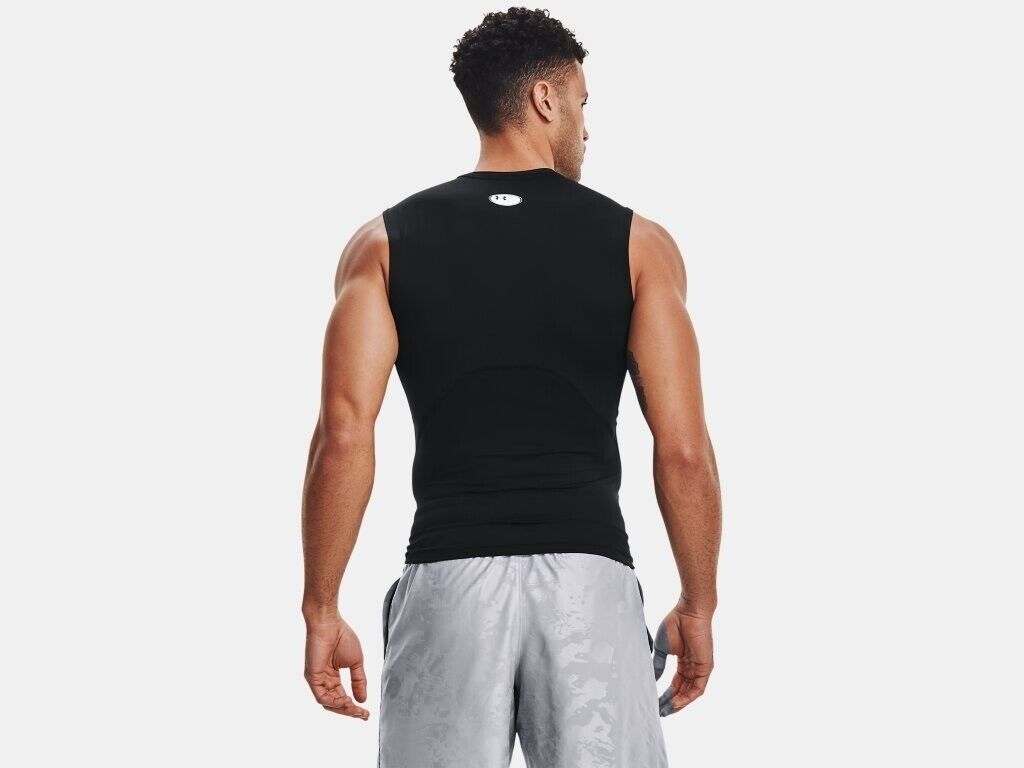 Under Armour Men's UA HeatGear Sonic Sleeveless Compression Shirt Work – Cowing  Robards Sports