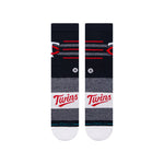 Minnesota Twins Closer MIN Stance MLB Baseball Crew Socks Large Men's 9-13