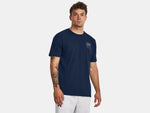 Under Armour Mens UA Freedom By Sea  T-shirt Graphic Short Sleeve