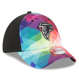 2023 Crucial Catch Atlanta Falcons New Era 39THIRTY NFL Sideline Hat