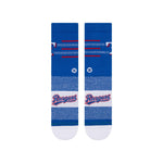 Texas Rangers Closer TEX Stance MLB Baseball Crew Socks Large Men's 9-13