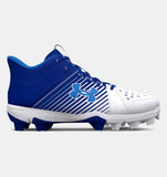 2023 Under Armour Boys' UA Leadoff Mid RM Jr. Baseball/Softball Molded Cleats