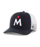 MINNESOTA TWINS NAVY 47 TRUCKER ADJUSTABLE MESH SNAPBACK HAT