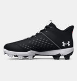 2023 Under Armour Boys' UA Leadoff Mid RM Jr. Baseball/Softball Molded Cleats