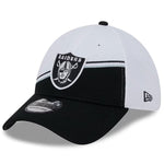 2023 Las Vegas Raiders New Era 39THIRTY NFL Sideline On-Field Cap Flex Hat