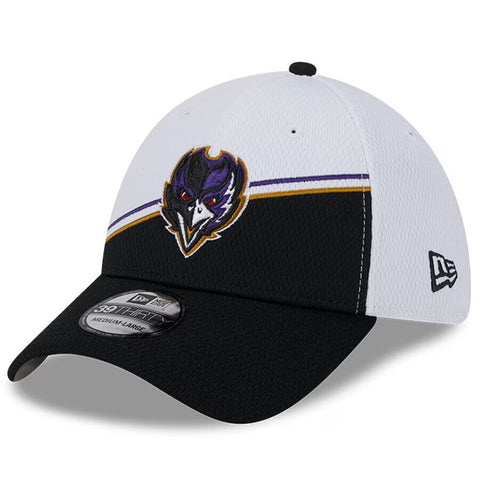 2023 Baltimore Ravens New Era 39THIRTY NFL Sideline On-Field Cap Flex Hat