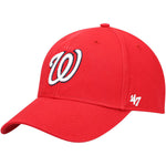 2024 WASHINGTON NATIONALS RED '47 MVP ADJUSTABLE STRAPBACK