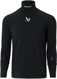 2024 Bauer Neckprotect Compression Hockey Long Sleeve Shirt With Neck Guard Mens