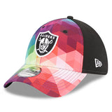 2023 Crucial Catch Las Vegas Raiders  New Era 39THIRTY NFL Sideline Hat