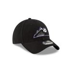 Colorado Rockies New Era 9TWENTY Strapback Adjustable Hat Dad Cap Black Mountain