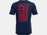 Under Armour Mens UA New Freedom Flag Short Sleeve Graphic T-Shirt SS Tee USA