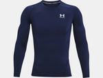 Under Armour Men's UA Compression Long Sleeve HeatGear T-Shirt Sonic Workout Tee