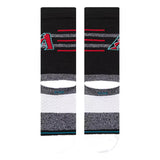 Arizona Diamondbacks Closer AZ Stance MLB Baseball Crew Socks Large Men's 9-13