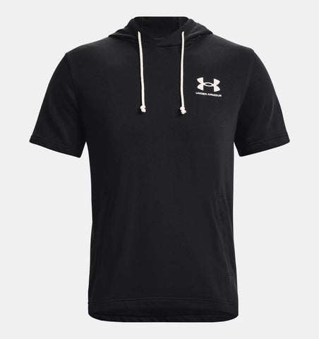 2023 Under Armour Men's UA Rival Terry Short Sleeve Hoodie