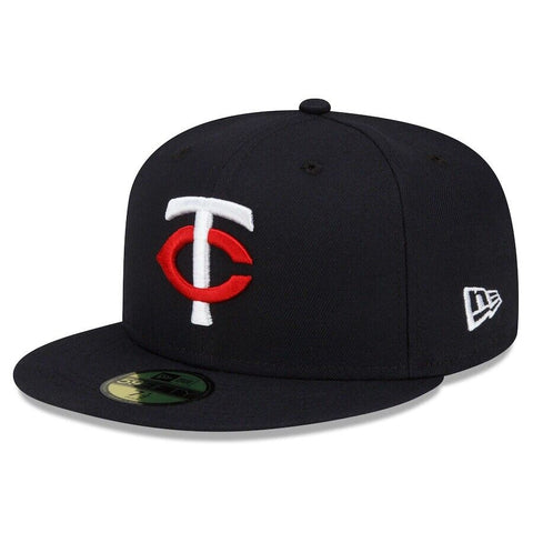 2023 Minnesota Twins TC New Era MLB 59FIFTY Fitted On-Field Cap Hat Home Navy