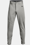2023 Under Armour Men's Grey Black Piped UA Utility Fit Adult Baseball Pants