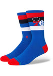 Philadelphia 76ers Stance NBA ST Crew Socks Large Men 9-13