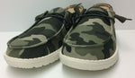 Hey Dude Wendy Print Camo Lightweight Casual Comfortable Slip On Women's Shoes