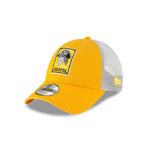 Pittsburgh Pirates New Era 9FORTY MLB Cooperstown Trucker Snapback Hat Mesh Cap