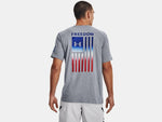 Under Armour 2023 Mens UA Men'sFreedom Flag Gradient T-Shirt