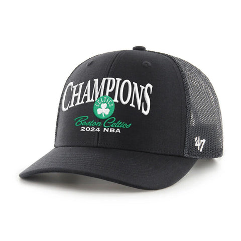 BOSTON CELTICS 2024 NBA CHAMPIONS '47 TRUCKER