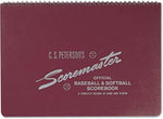 C.S. Peterson's Official Baseball & Softball Scoremaster Scorebooks