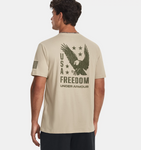 Under Armour Mens UA  UA Freedom Amp Short Sleeve Graphic T-Shirt SS Tee